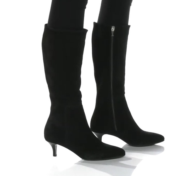 La Canadienne Drake Black Suede Boots 